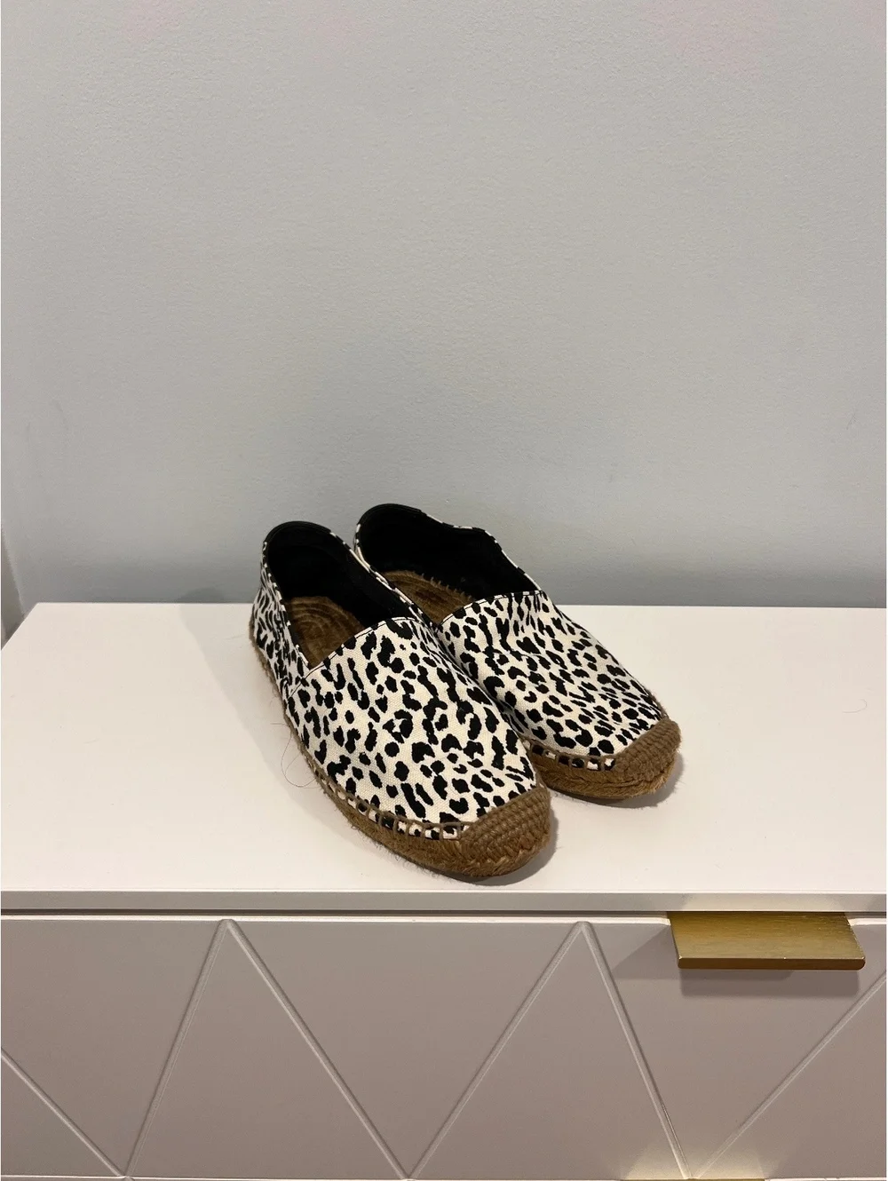Saint Laurent Paris Leopard Print Espadrilles